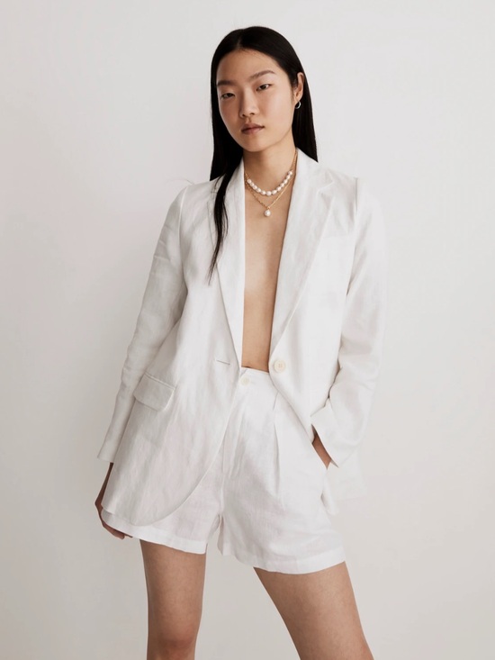 Madewell Pants - Madewell The Neale Short in 100% Linen